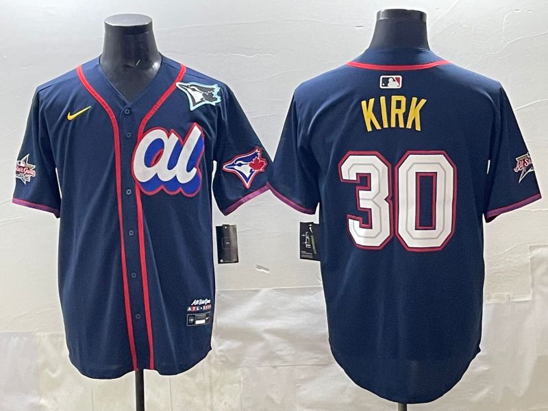 Men 2025 Toronto Blue Jays #30 Kirk Drak Blue All star Nike MLB Jersey style 04->toronto blue jays->MLB Jersey